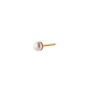 Tres petit pearl single earring Stine A, gold