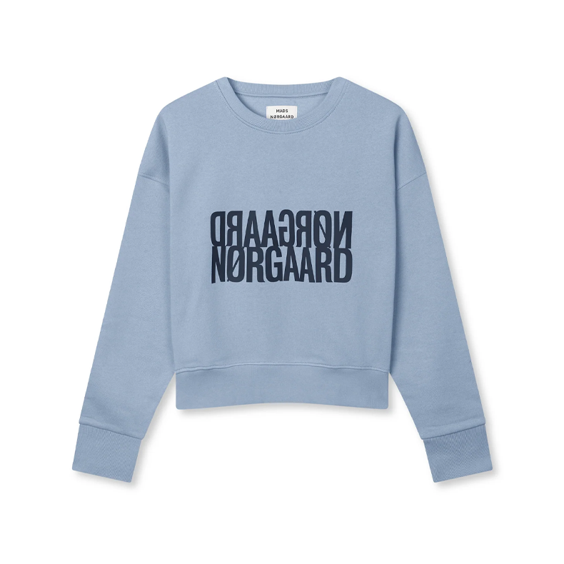 Original sweat tilvina sweatshirt Mads Nrgaard, faded denim