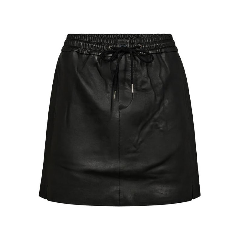 New phoebe leather skirt Co'Couture, black