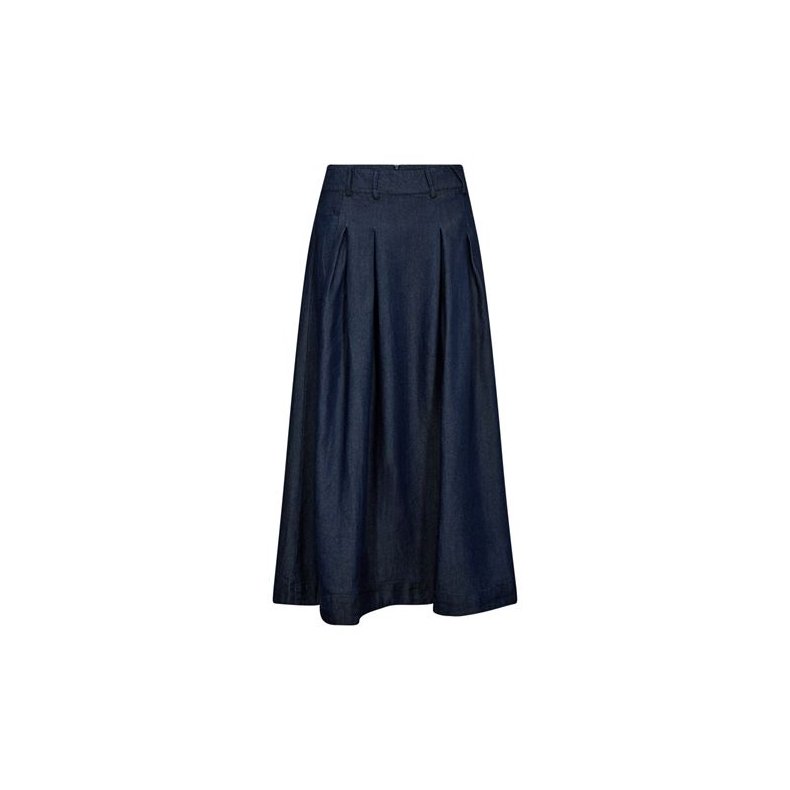 Anyacc denim pleat skirt Co'Couture, dark denim