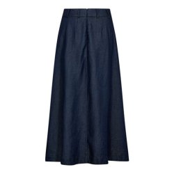 Anyacc denim pleat skirt Co'Couture, dark denim
