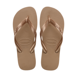 Havaianas Top Tiras, rose gold
