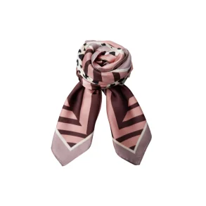 Bchays mini scarf Black Colour, winter rose