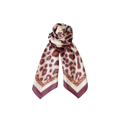 Bcelena satin scarf Black Colour, coffee