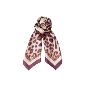 Bcelena satin scarf Black Colour, coffee
