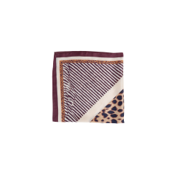 Bcelena satin scarf Black Colour, coffee