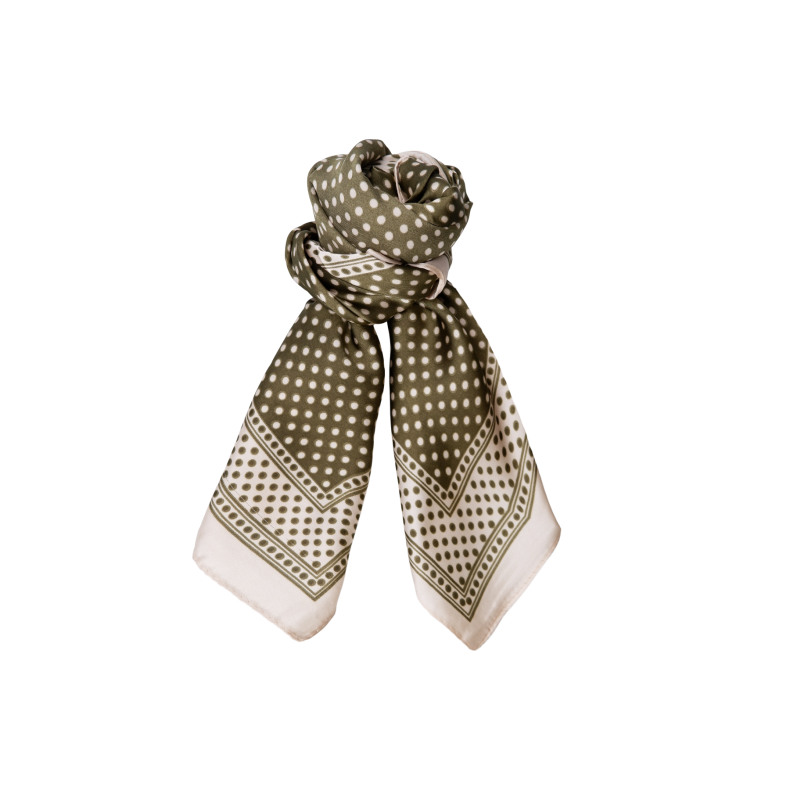 Bcpaula satin scarf Black Colour, army