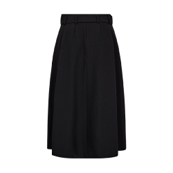 Luna belt midi pleat skirt Co'Couture, black