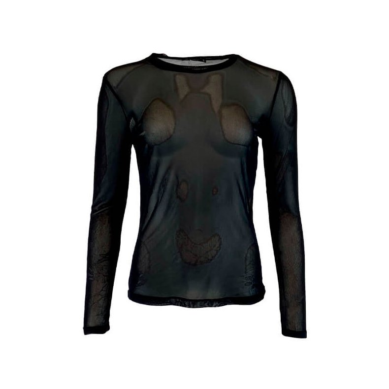 Annie mesh blouse Black Colour, black