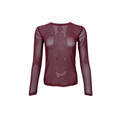 Bcannie mesh blouse Black Colour, plum