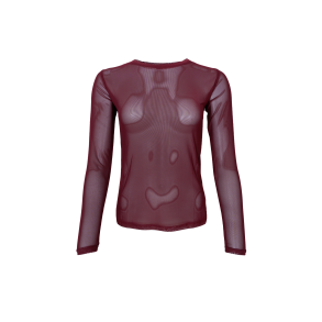 Bcannie mesh blouse Black Colour, plum