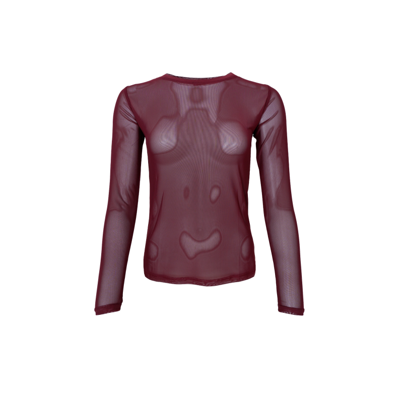 Bcannie mesh blouse Black Colour, plum
