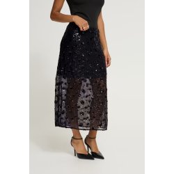 Ihmalima skirt ICHI, black