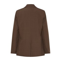 Fava long blazer ICHI, slate black melange