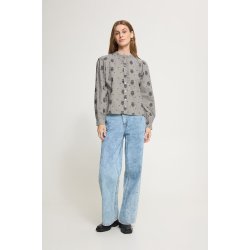 Eloza shirt ICHI, birch/dark