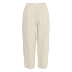 Linno pants barrel ICHI, natural ecru