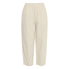 Linno pants barrel ICHI, natural ecru