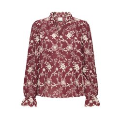 Fulia ls shirt ICHI, zinfandel