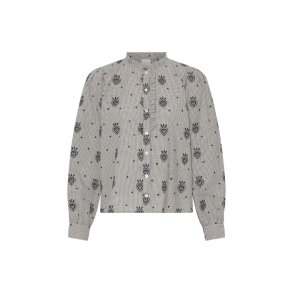 Eloza shirt ICHI, birch/dark