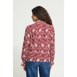 Fulia ls shirt ICHI, zinfandel