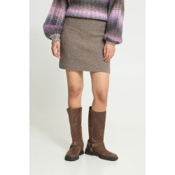 Wolca skirt ICHI, greige melange