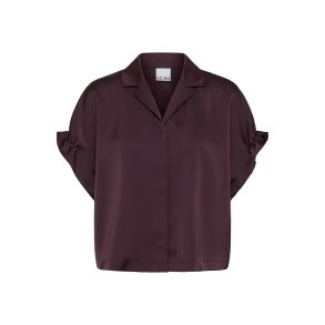 Ihletta thin shirt Ichi, fudge