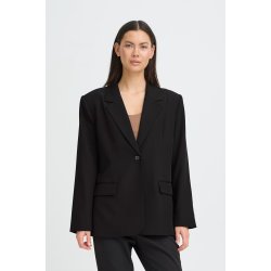 Fava long blazer ICHI, black