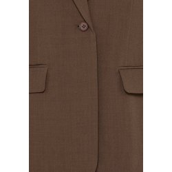 Fava long blazer ICHI, slate black melange
