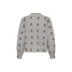 Eloza shirt ICHI, birch/dark