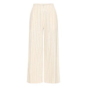 Linno pants ICHI, brown stripe