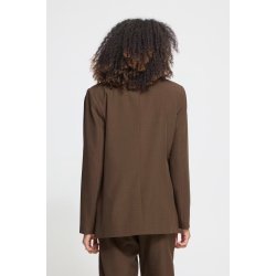 Fava long blazer ICHI, slate black melange