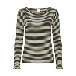 Celia ls shirt ICHI, leek green