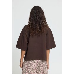Palmer ex loose ss t-shirt ICHI, coffee bean