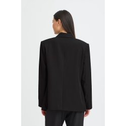 Fava long blazer ICHI, black