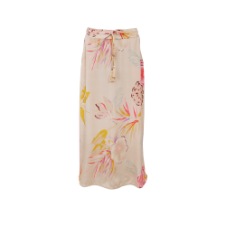 Luna regular skirt Black Colour, poppy rose