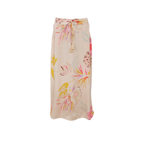 Luna regular skirt Black Colour, poppy rose