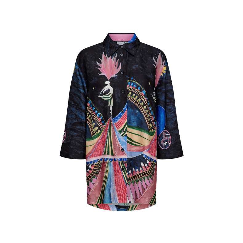 Nustarla shirt Nmph, obsidian