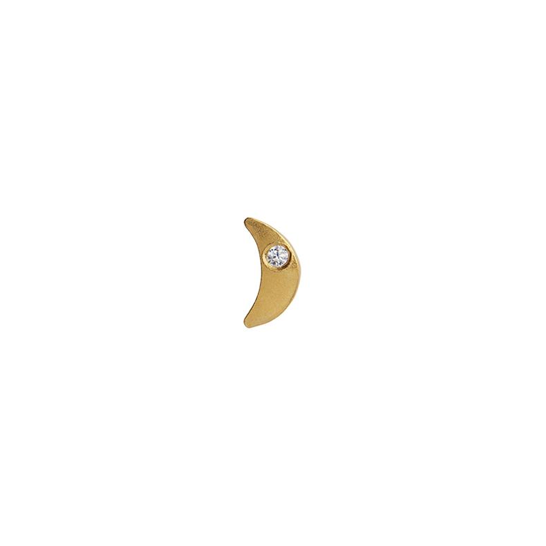 Tout petit bella moon earring Stine A, gold