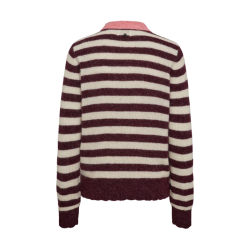 Nuciara riette stripe pullover Nmph, winetasting