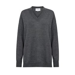Ismaila 3 pullover Levet Room, dark grey melange