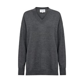 Ismaila 3 pullover Levet Room, dark grey melange