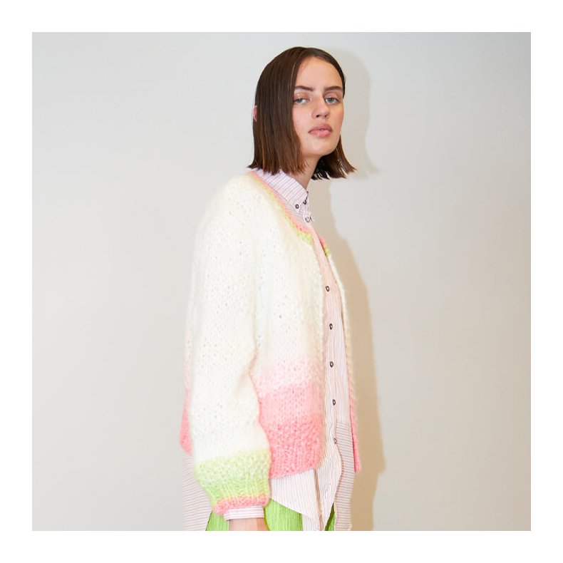 Gabi shade cardigan Dawn x Dare, super pink M