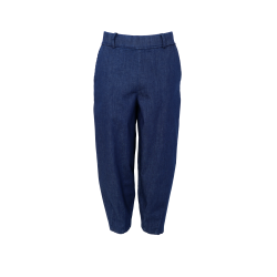 Black Colour Denice denim barrel pant, L.t. denim