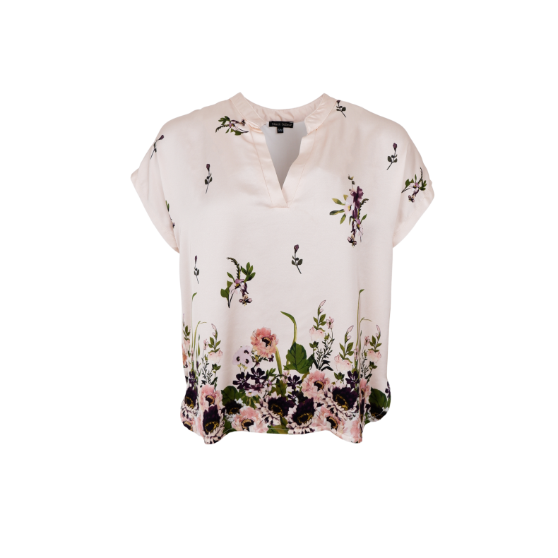 Beatrix ss blouse Black Colour, natural