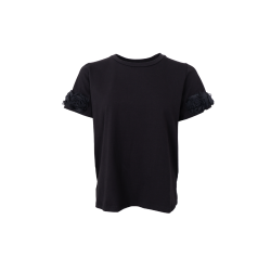 May flowerpatch tee Black Colour, black