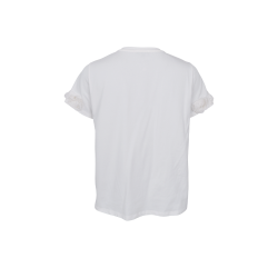 May flowerpatch tee Black Colour, off white