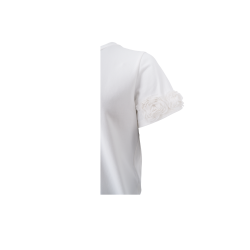 May flowerpatch tee Black Colour, off white