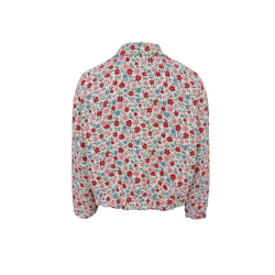 Fairyrose bomber jacket Black Colour, summer floral