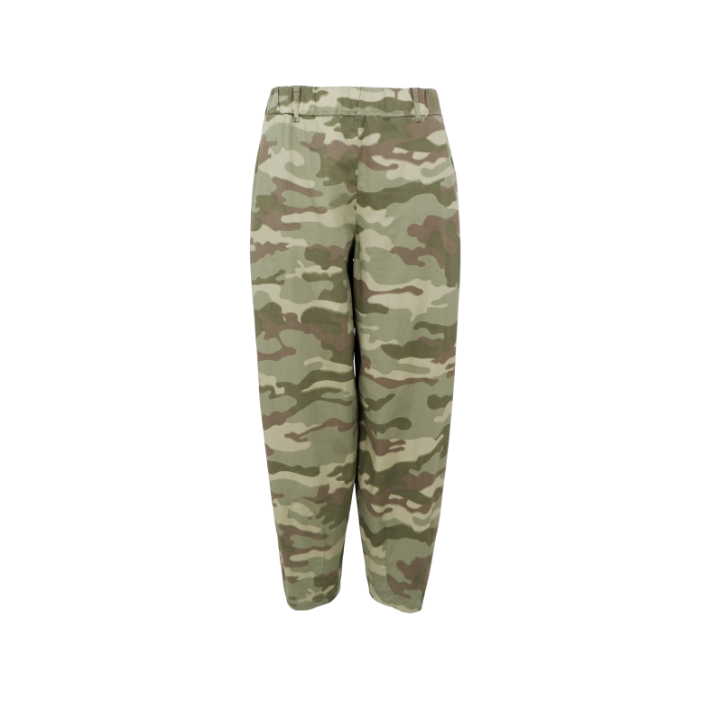 Bcally barrel pant, Black Colour, camouflage