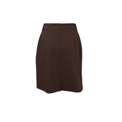 Beate short skirt Black Colour, mocca